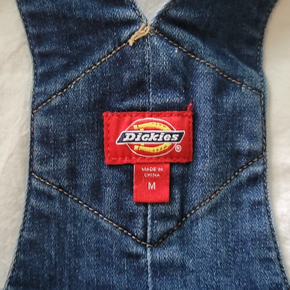 Dickies Girls Shortalls Overalls (M) - Picture 4 of 6
